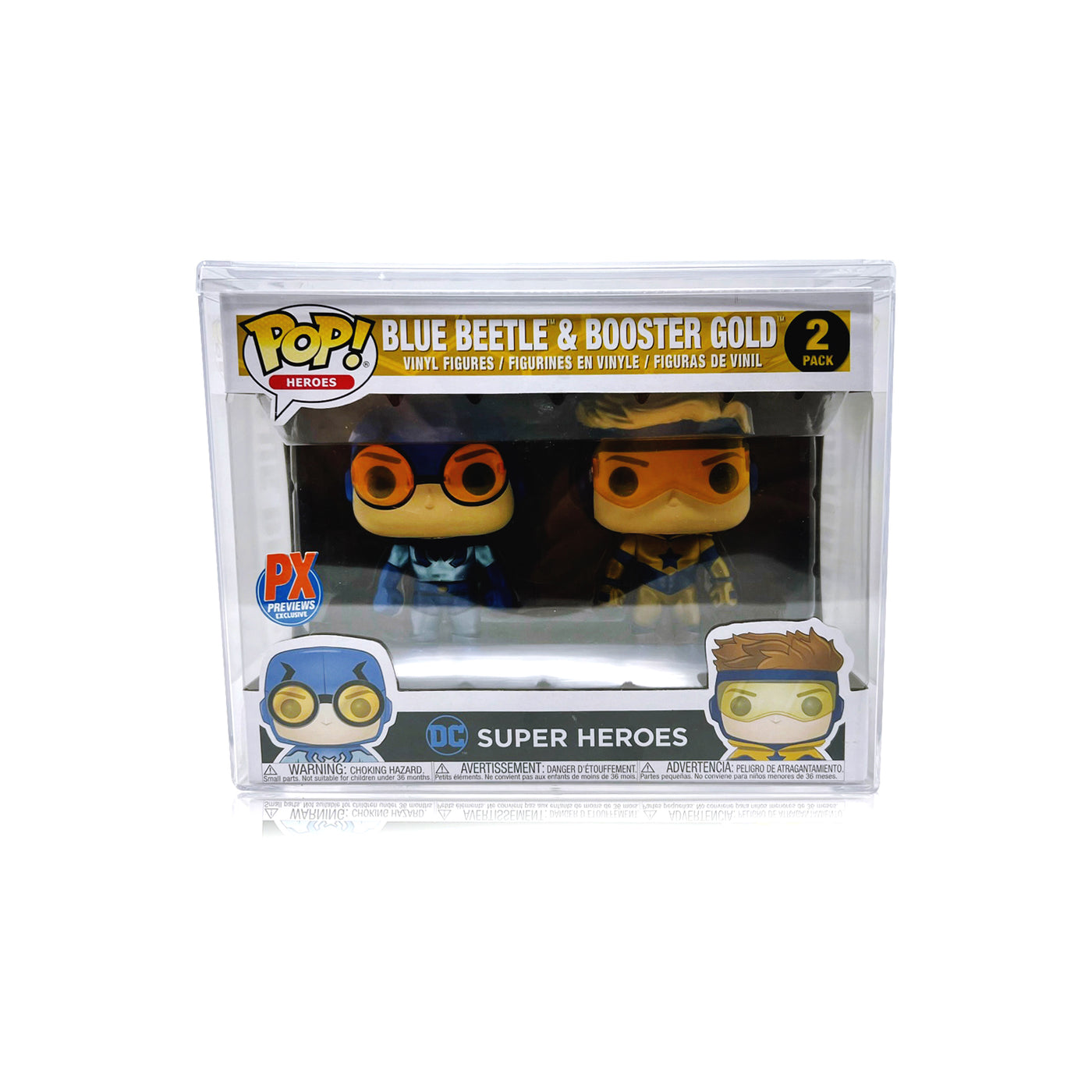 Protectors(Acrylic) For 2-Pack Funko POP! Figures