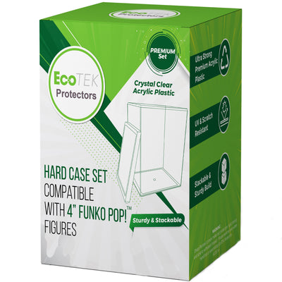 EcoTEK Protectors Compatible with Funko POP! Deluxe Vinyl Figures Strong  Pop Protectors, Crystal Clear Case, Heavy Duty Acid Free w/ Protective Film  