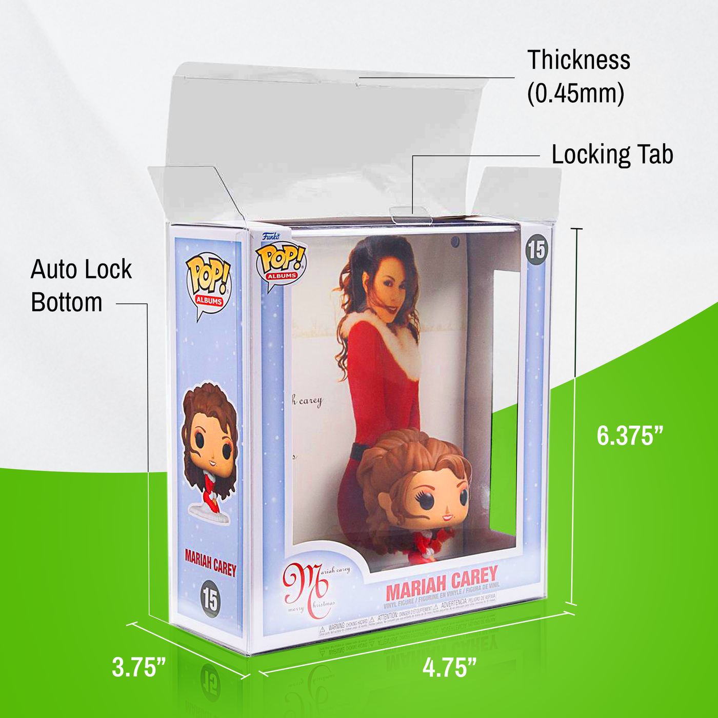 Protectors For Albums Funko POP! Figures Series - Lid w/Locking Tab, 0.40mm thickness