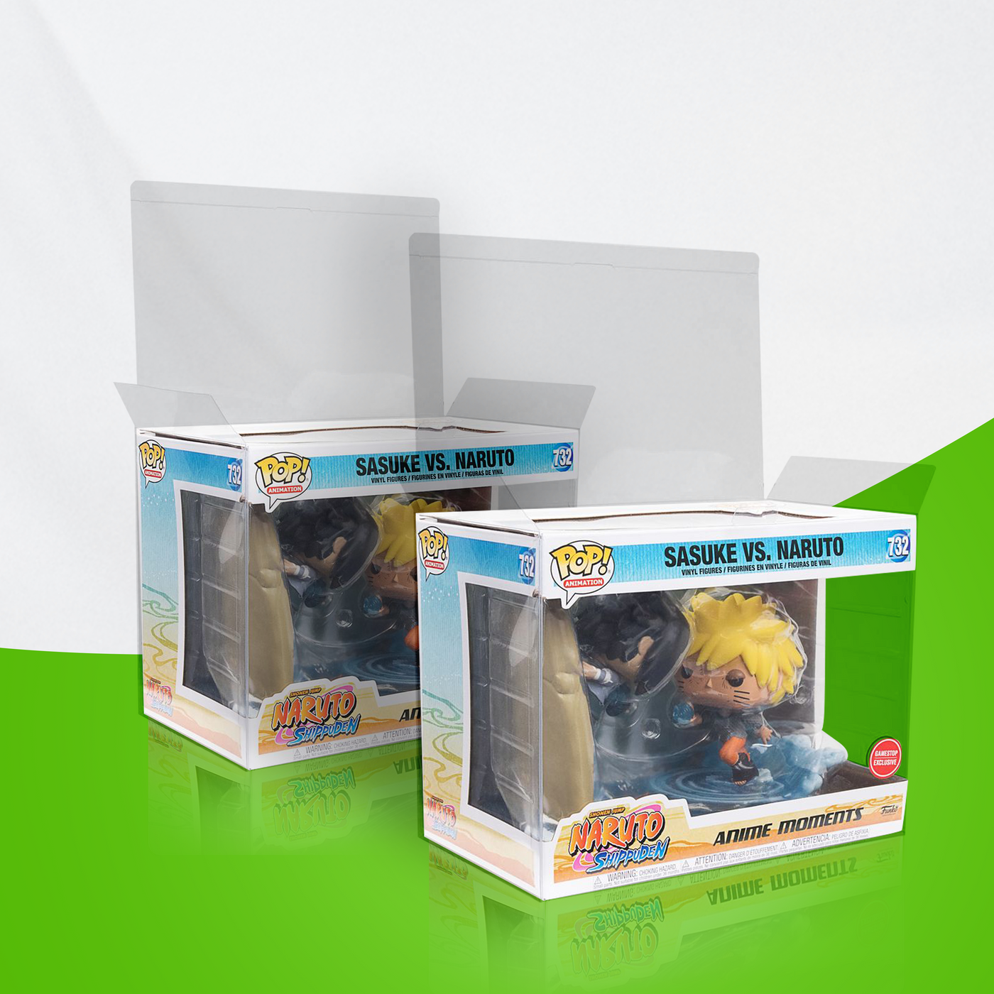 Protectors For Anime Moments Funko POP! Figures - Lid w/Locking Tab, 0.45mm thickness