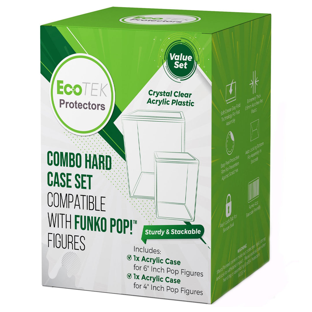 Gorilla Guard – Lot De 2 Protecteurs Rigides Empilables Pour Funko Pop 10 Cm (4 Pouces)